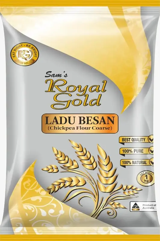 R G Aus Flour Besan Laddu<br/> 5 Kg and 1 Kg