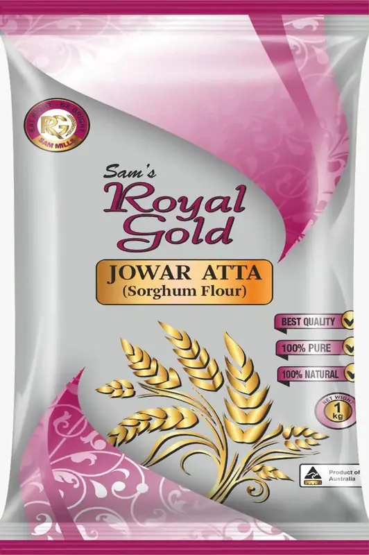 R G Aus Flour Jowar Atta<br/>5 Kg, 2 Kg and 1 Kg