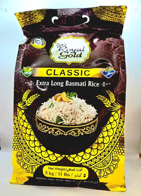 Royal Gold Classic Basmati Rice - 5KG