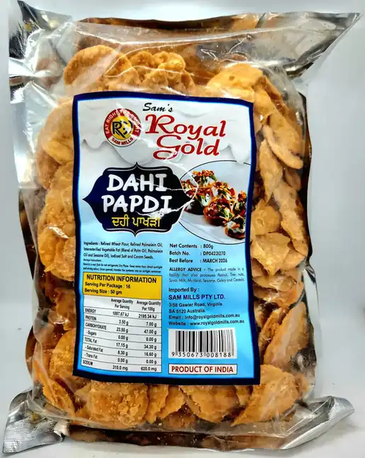 Royal Gold Dahi Papdi 800 G