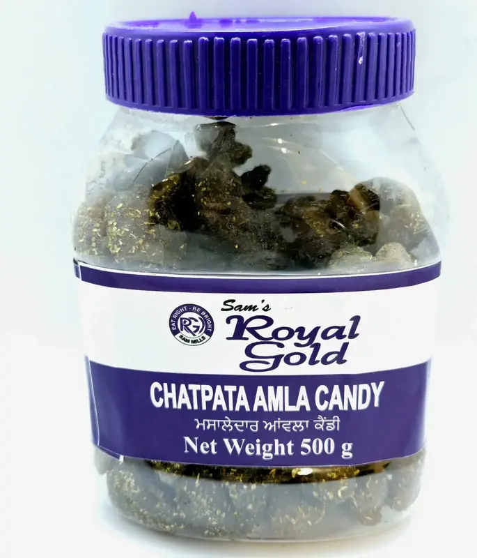 R G Candy Amla Chatpata Jar 500g