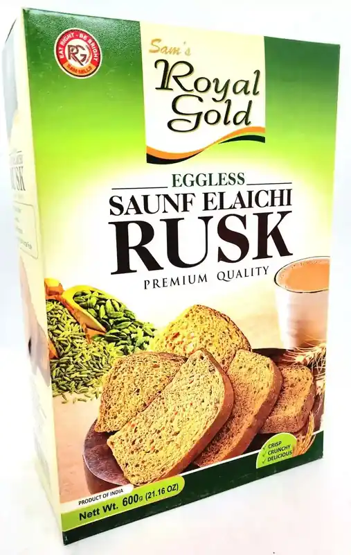 R G Cookies Rusk Saunf Elaichi<br/>540 g