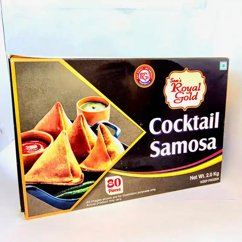 R G Frozen Snacks Samosa Cocktail<br/>2 Kg