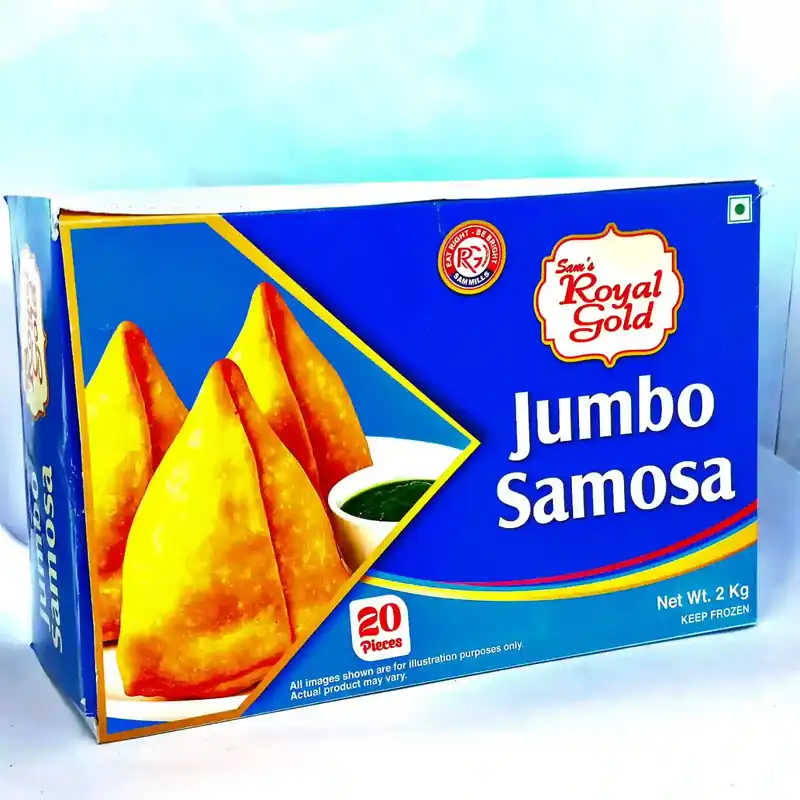 R G Frozen Snacks Samosa Jambo<br/>2 Kg