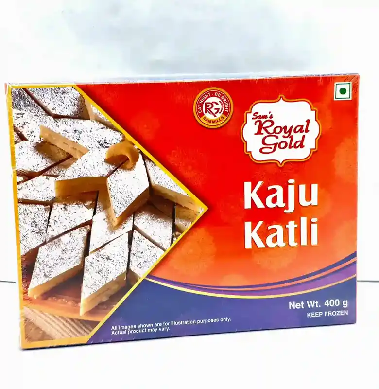 R G Frozen Sweets Kaju Katli Burfi<br/>1 Kg and 400 g
