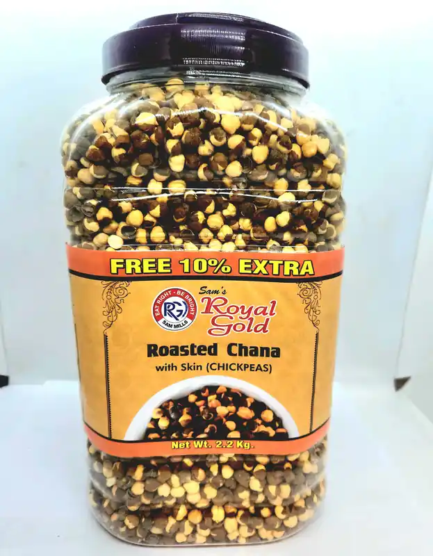 R G Groc Chana With Skin Jar<br/>2.2 Kg