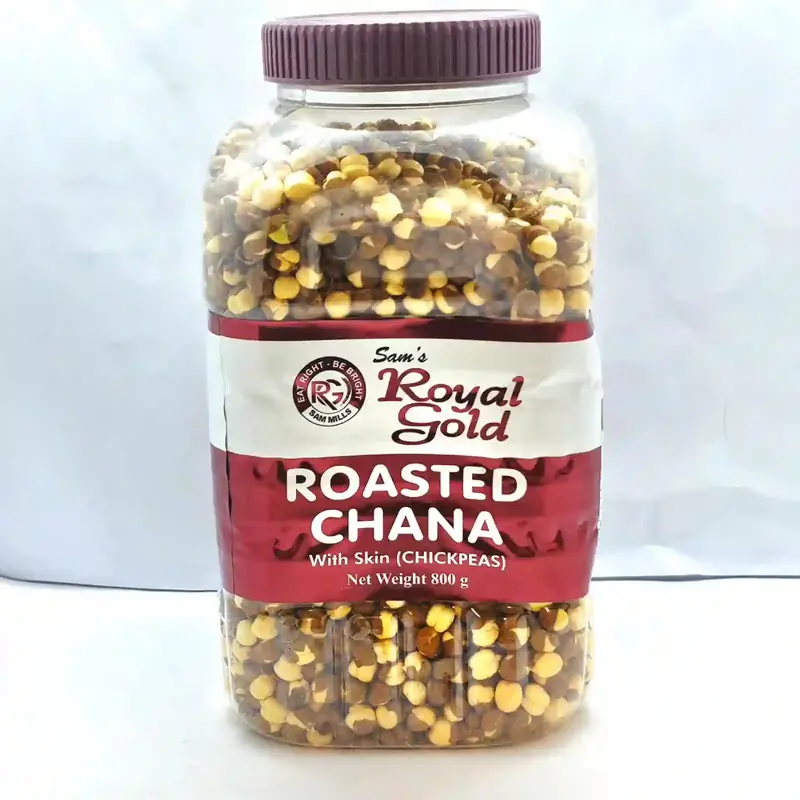 R G Groc Chana With Skin Jar<br/>800 g