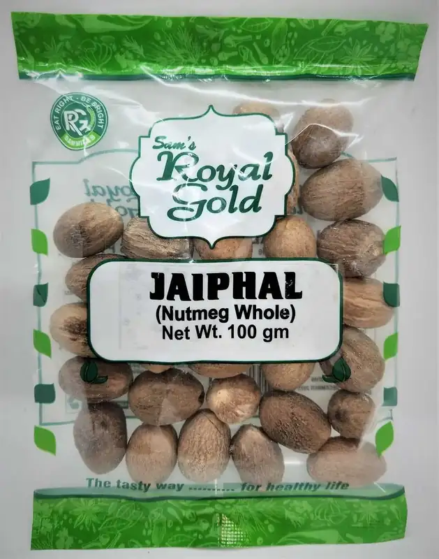 R G Herbs Jaiphal Nutmeg Whole<br/>100 g