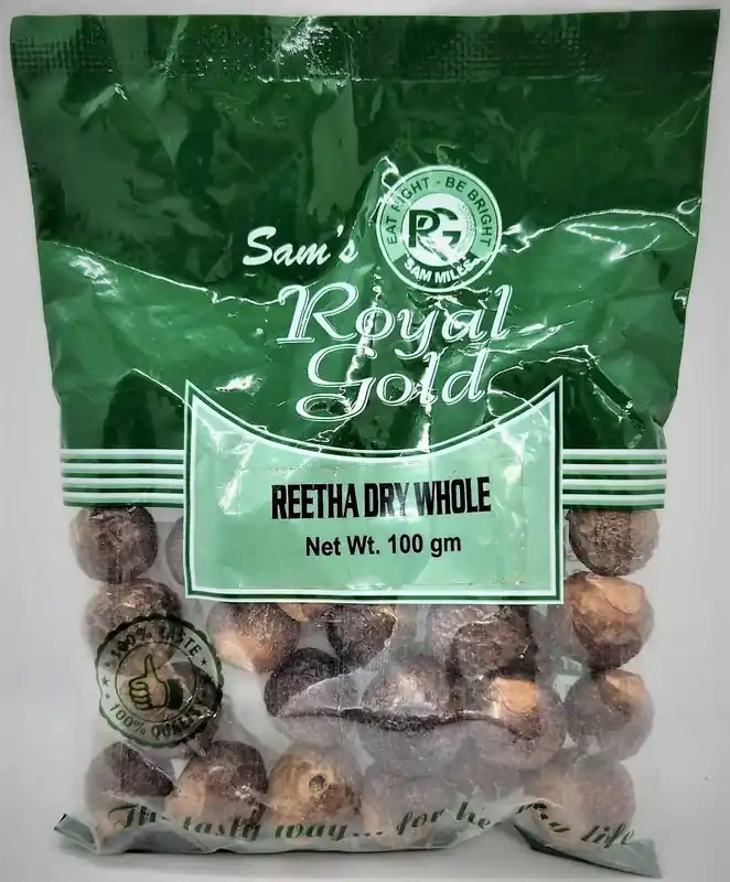 R G Herbs Reetha Whole<br/>100 g