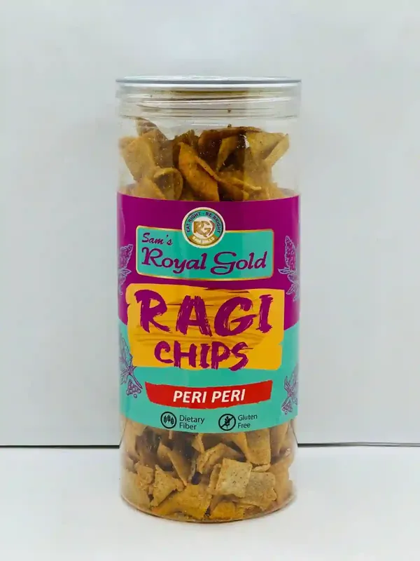 R G Chips Jar Ragi Peri Peri<br/>150 g