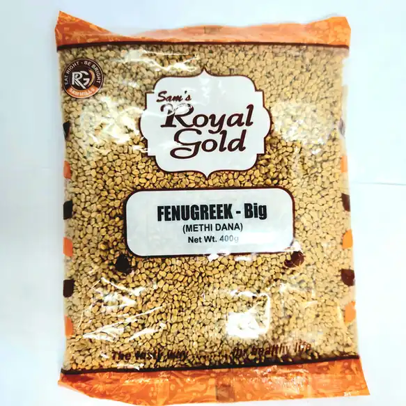R G Spices Fenugreek Big Whole<br/>400 g and 200g