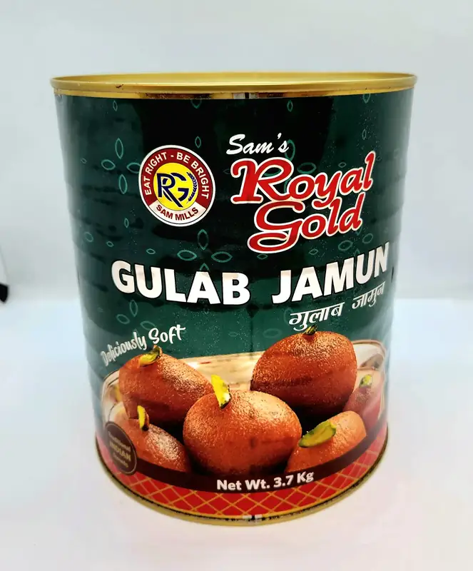 R G Groc Tin Sweets Gulab Jamun<br/>3.75 Kg